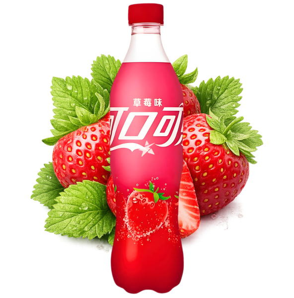 Coca-Cola - Strawberry Flavor CHINA 500ml
